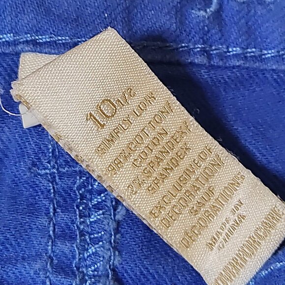 Justice Premium Jean Shorts Size 10 1/2 - Picture 5 of 5